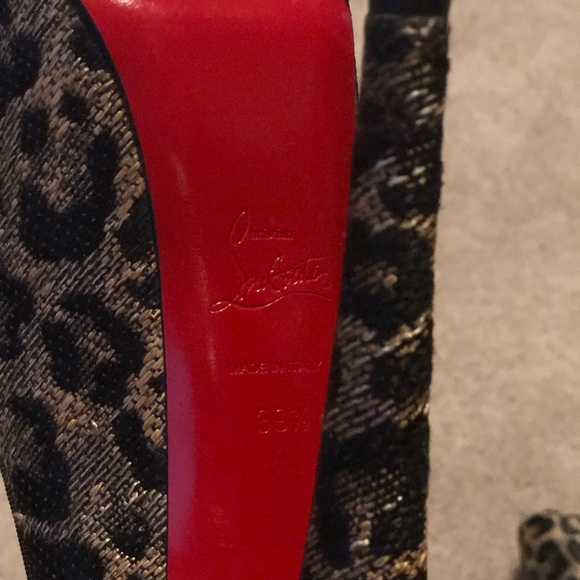 Christian Louboutin Leopard Platform - Picture 7 of 8